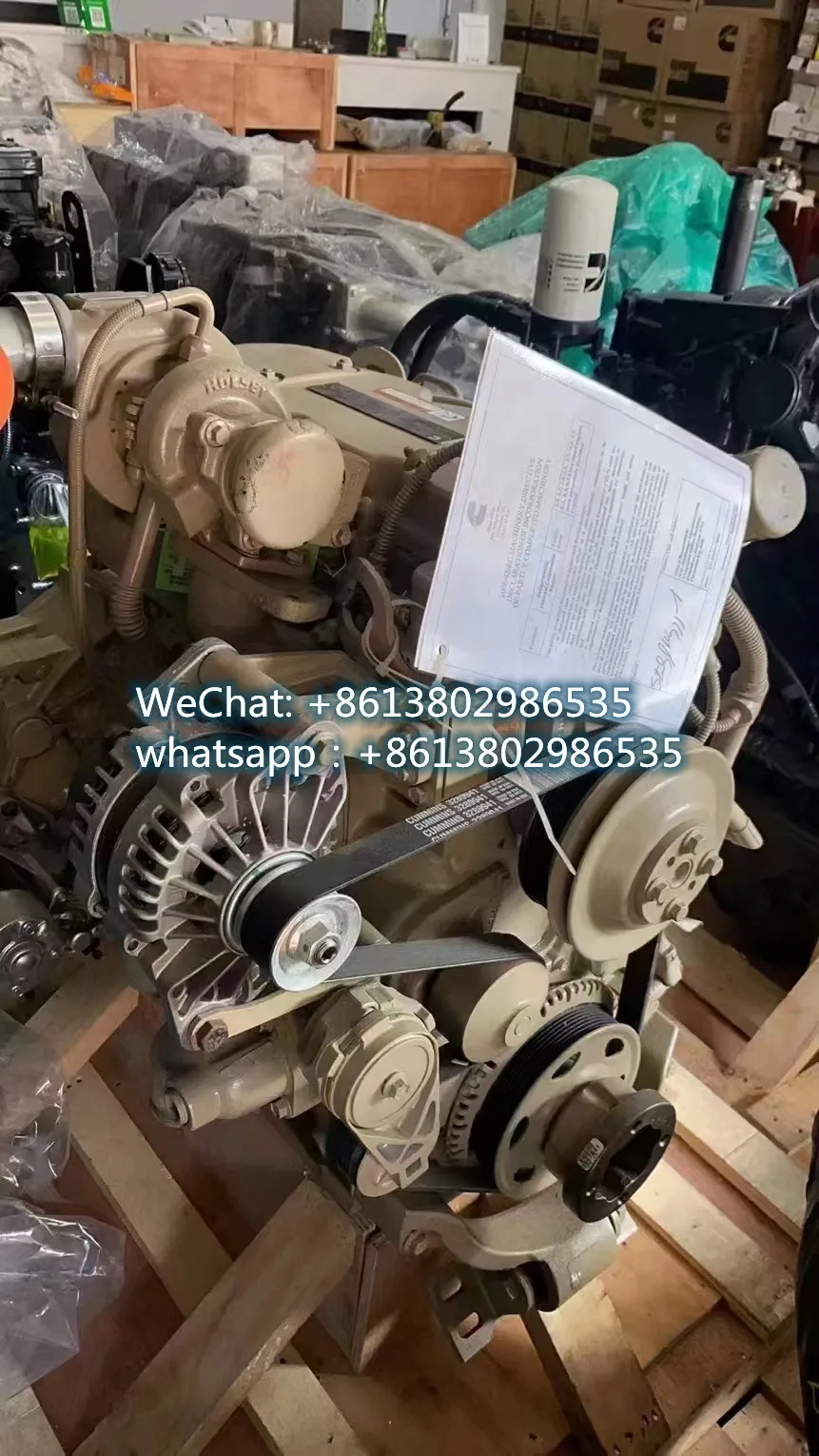 High Quality Excavator PC200-7 6D102 Engine Complete Assy 6732-81-2611
