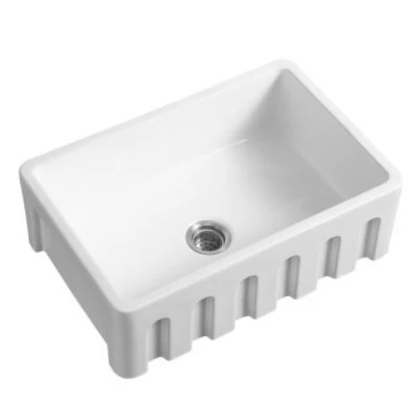 High quality low price modern white restaurant sinks ceramic apron farmhouse kitchen sink