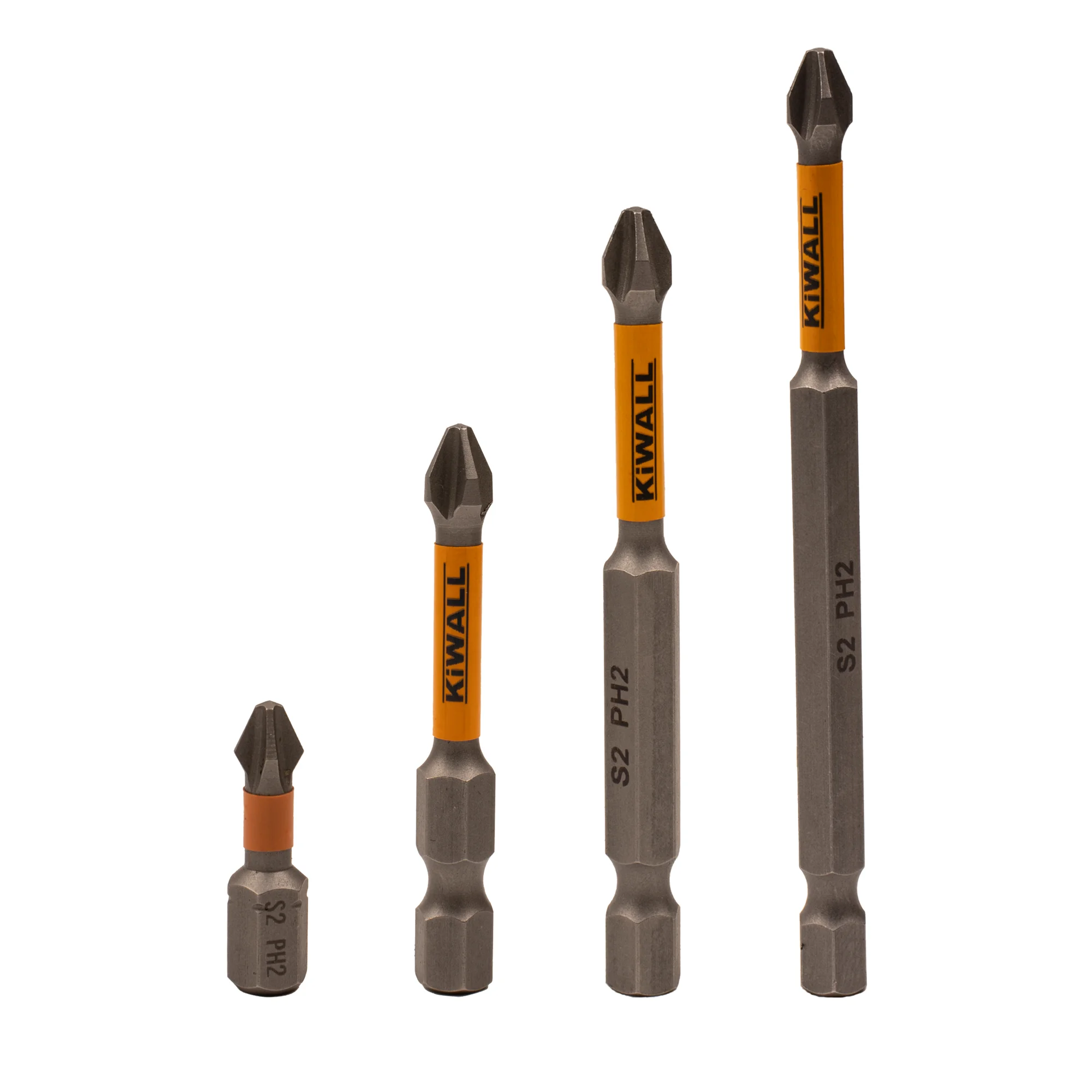 Impact Screw Drill bit PH2 Strong Magnetic Screwdriver Bit set 1/4 Inch 25/50/70/90mm Hexagon Shank Driver S2 Screwdriver bit