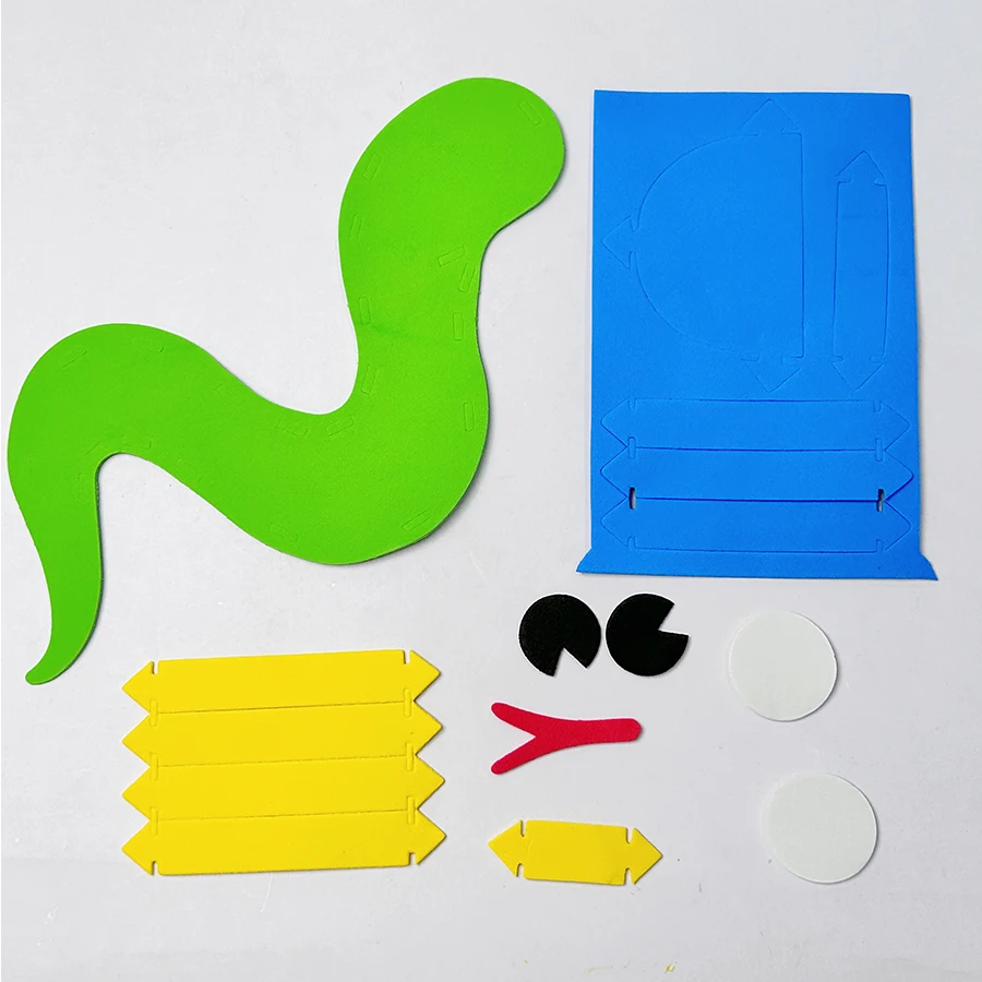 Unleash Creativity with Wholesale DIY Craft Kits for Kids 4 kinds EVA foam animals