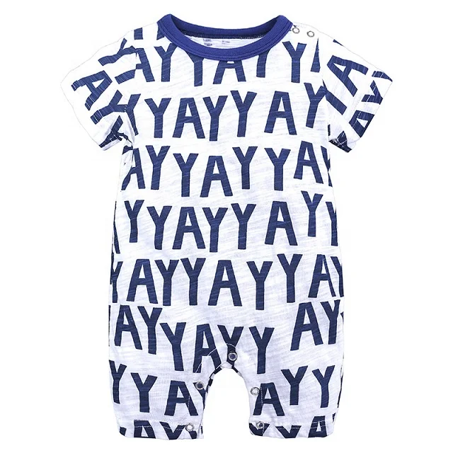 
Bamboo Cotton Baby Romper Breathable Knitted Cotton Pajamas For Infants Wholesale Summer New Design Children Clothing Short 