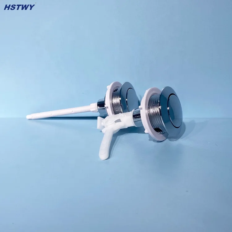 HA101-2 хром на унитаз из АБС-пластика механические один круглый кнопочный переключатель с 38 мм для керамический туалетный Бачок Топ нажимная кнопка