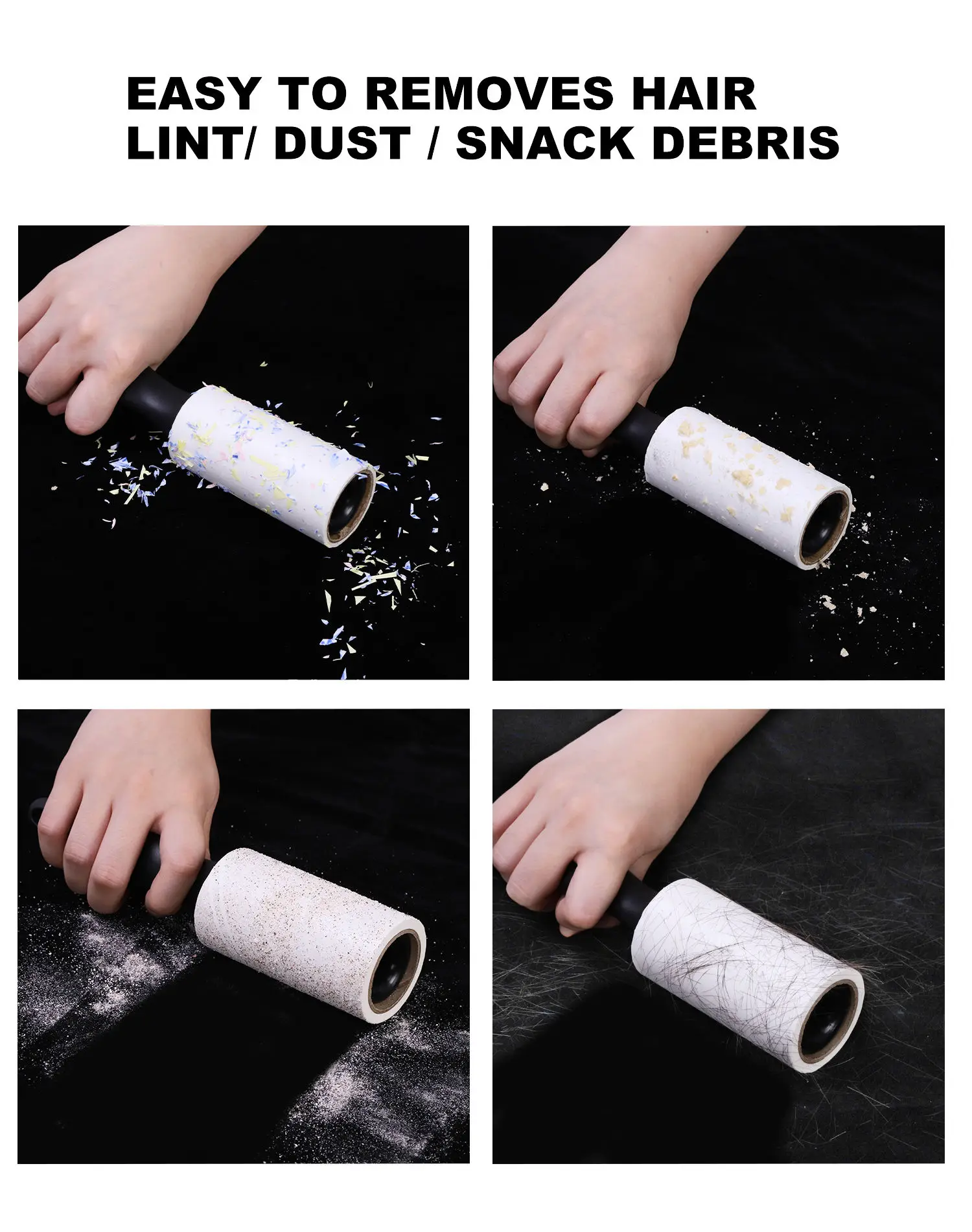 Custom Extra Sticky Lint Remover Roller for Pet Dogs and Cats Buy Clothes Cleaning Roller with Dust Wiping Function