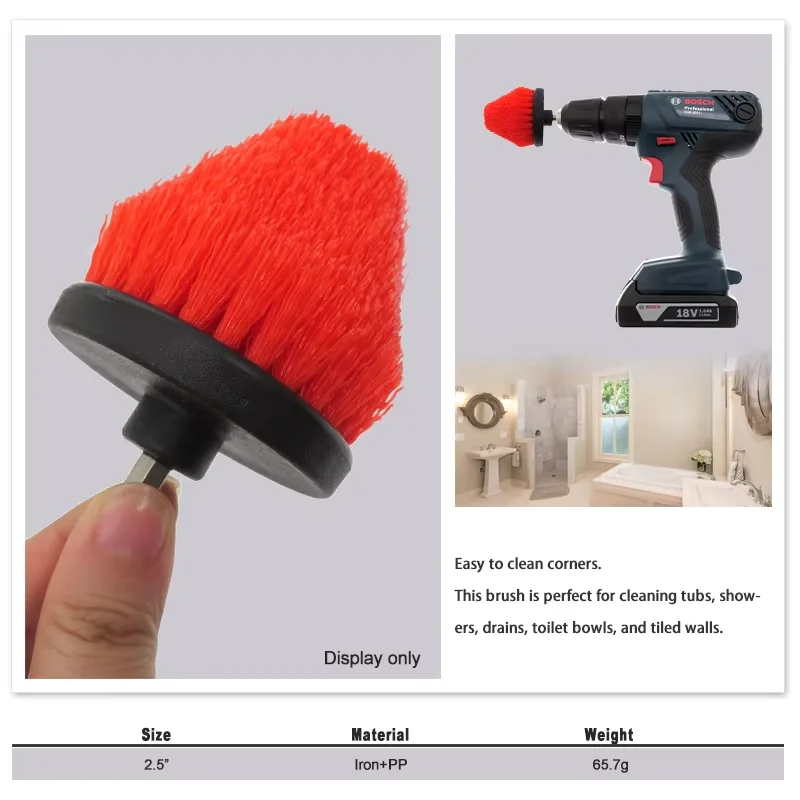 Щетка для чистки дрели 2 5 дюймов