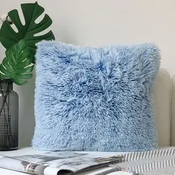 Wholesale Warm Soft Plush Faux Fur Throw Decorative Pillowcase Cover For Winter