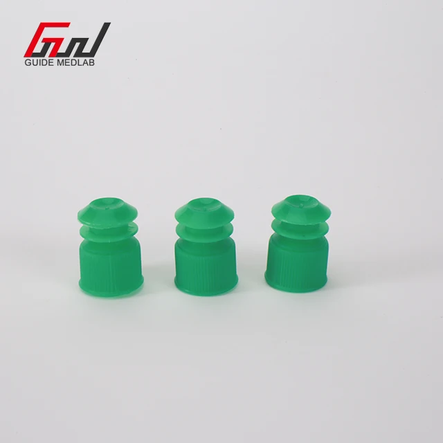 13mm red white green color laboratory use  Bulk Pack Non Slip Plastic Test Tube Centrifuge Tube Stopper