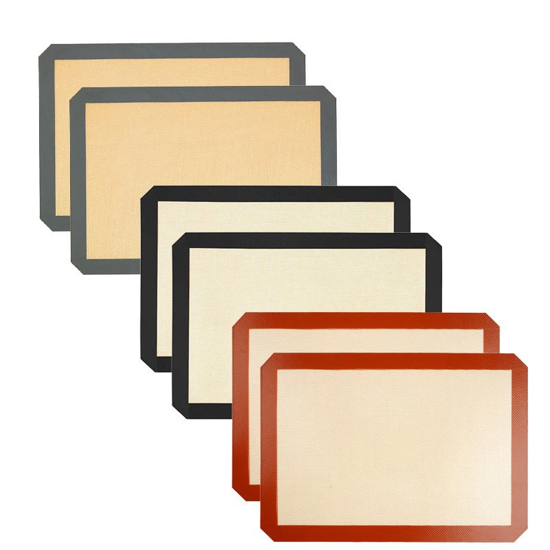Good wholesale sugar art non-stick macaron baking tray mat reusable oven silicone baking mat