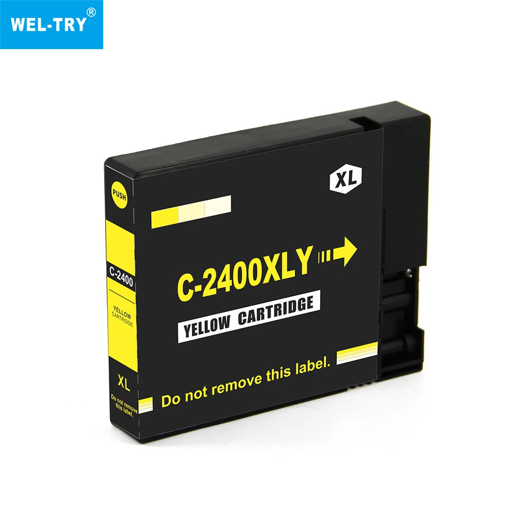 WEL-TRY Compatible PGI-2400 XL PGI2400XL Premium Black Ink Cartridge For Canon MAXIFY MB5040 MB5140 MB5340