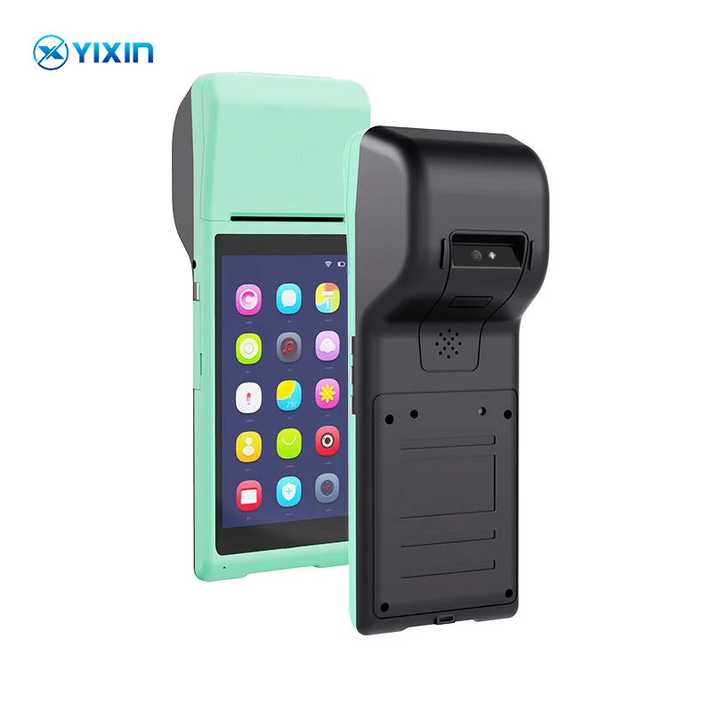 Terminal POS Machine Support BT Wifi and GPS Built-in printer for sales 58mm Receipt Thermal Printer