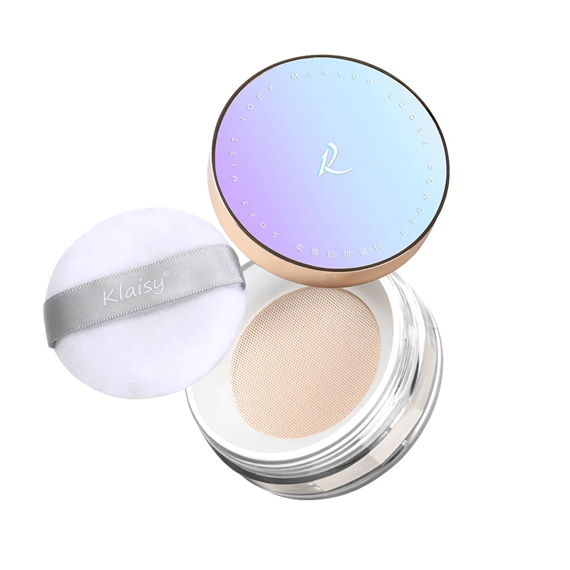 Klaisy Soft Mist Loose Setting Powder Silky Makeup Face Loose Powder Long-lasting Conceal Oil-Control Waterproof Soft Powder