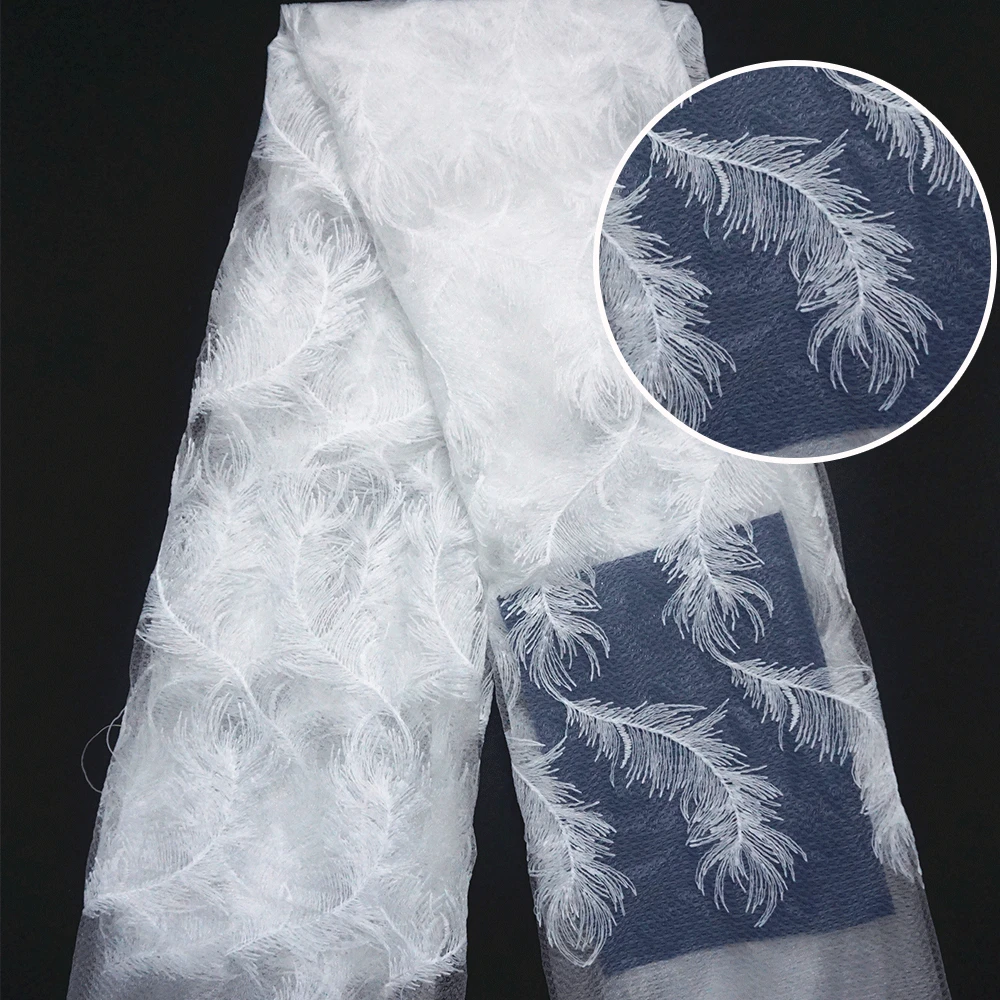 Кружевная Сетка из органзы с вышивкой и хлопковой нитью