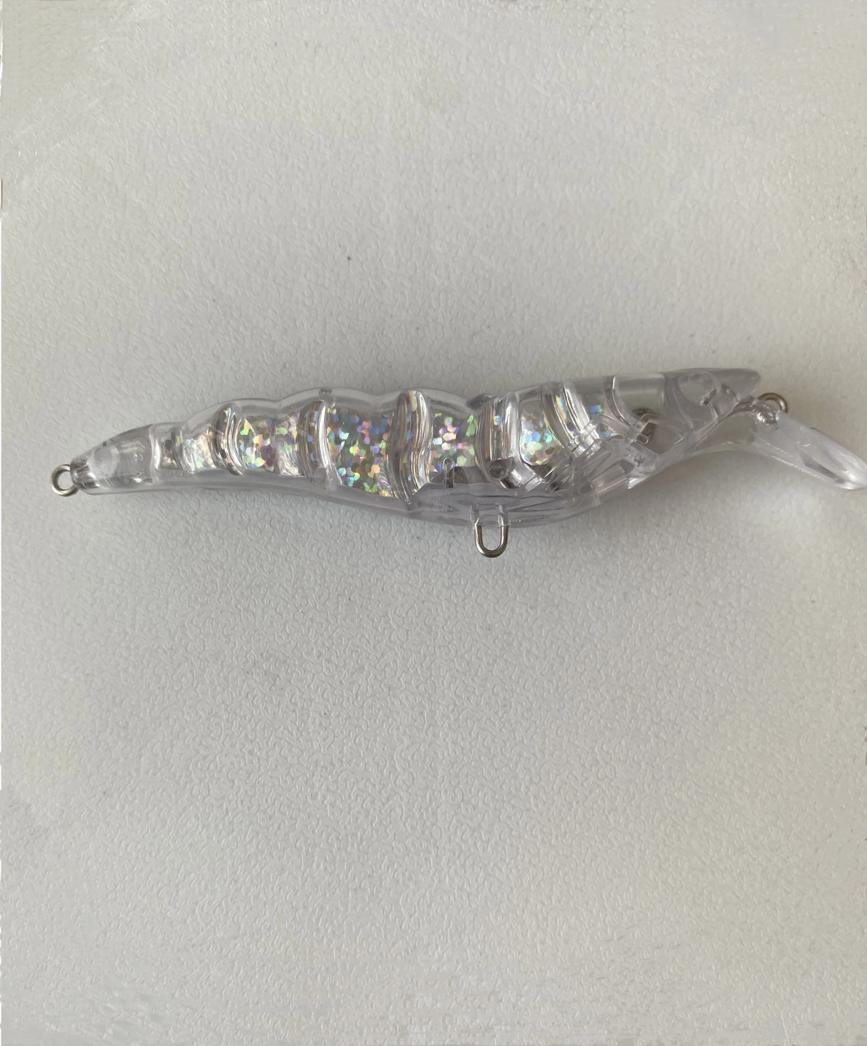 10.5CM 11.7G Blank lures fishing shrimp lure unpainted lure blank body minnow bait  Sinking Jerkbait Fishing Bait pesca #JX6050