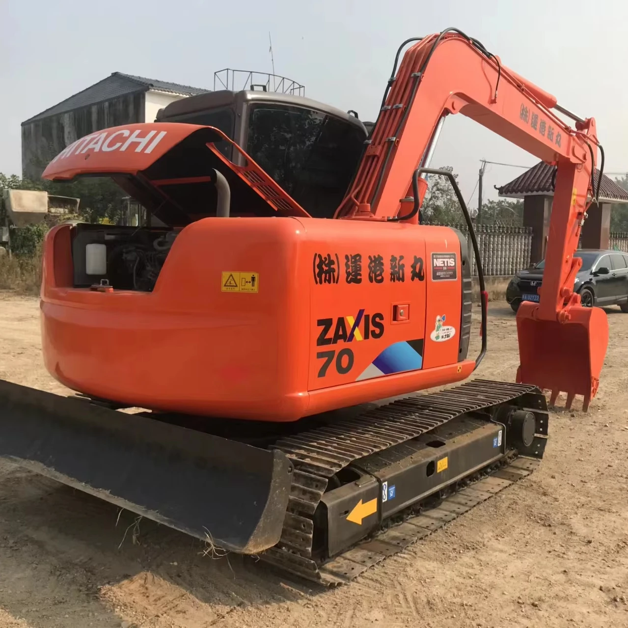 Strong power used Hitachi ZX70 Excavator in good condition low price durable original engine motor National four standards