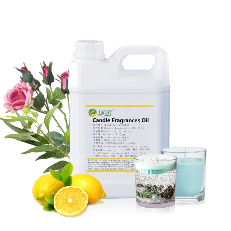 Bulk custom essentials candle fragrance oil set pure room fresh lemon fragrances for candle making