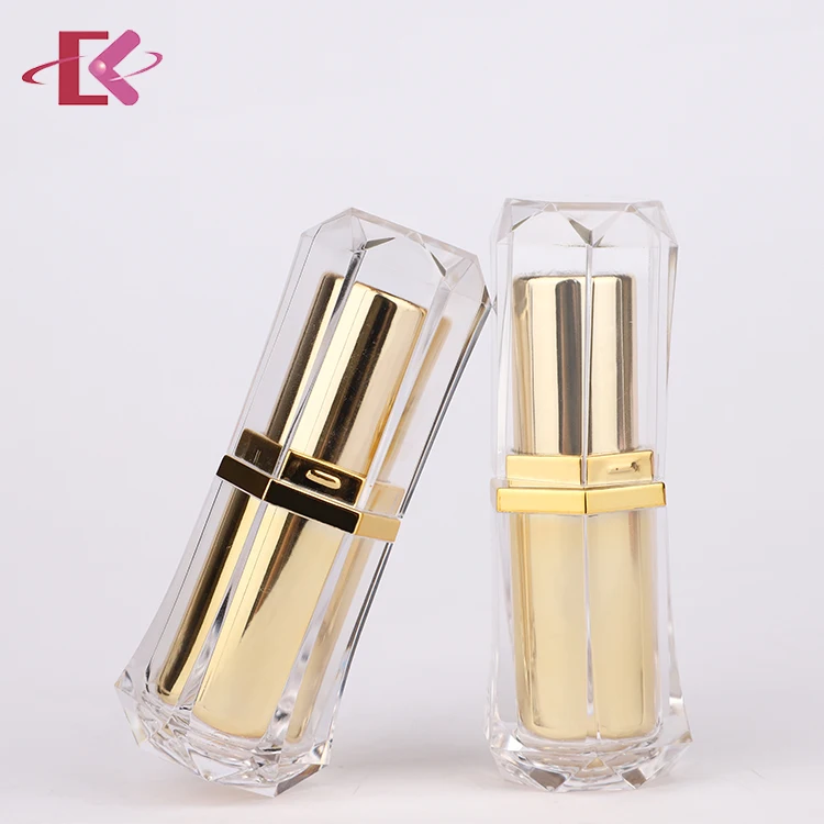 Lipstick empty tube custom wholesale gold lipstick tube mini lipstick container