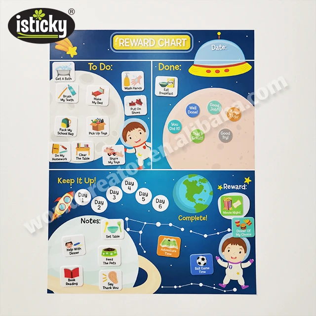 2019 New Product Reward Chart Dry Erase Rewarding Board With Marker Pen Eraser weekly planner