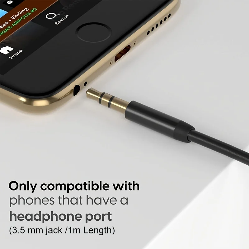 3.5mm to 3.5mm Jack Adapter Aux Cable for Amplifier CD Player Speaker 3.5 to 3.5 Male to Male Audio Cable