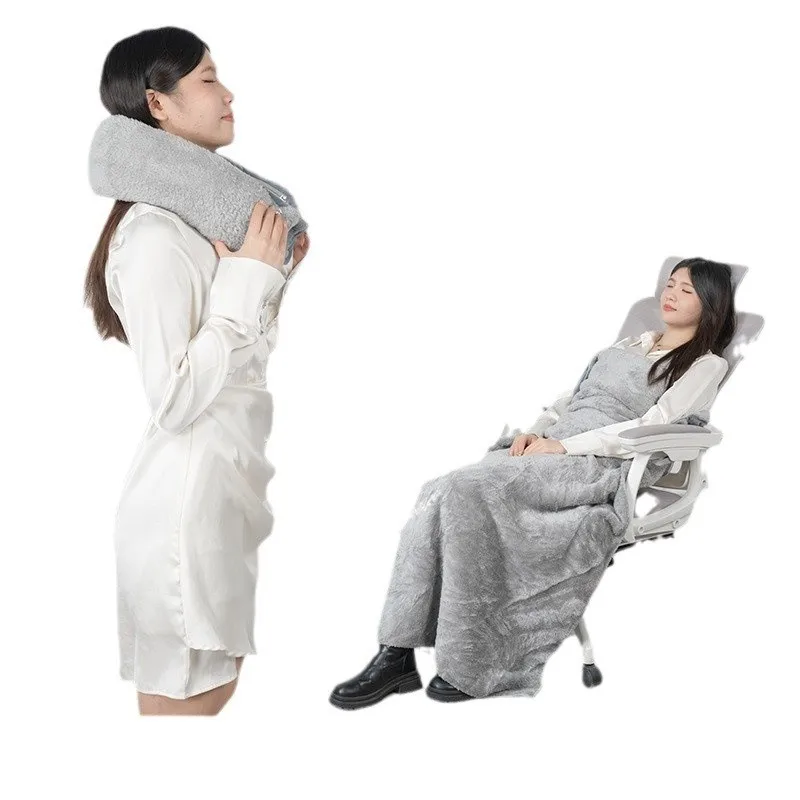 New Foldable Soft Blanket Cervical Support for Car Multi-functional Flannel Fleece Blankets