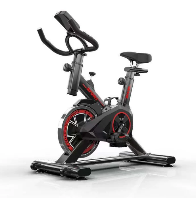 Sunny Health Endurance Magnetic Belt Drive Cycling Exercise Bike Stationary Upright Spinning Bike