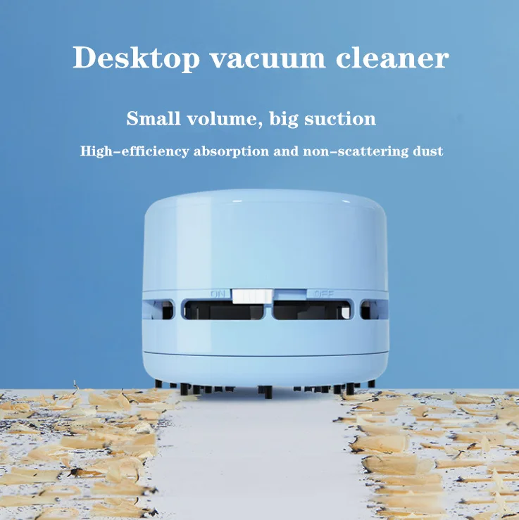 Tenwin 8087 Electric Stationery set children gift box set Pencil Sharpener Desktop vacuum cleaner Eraser blue