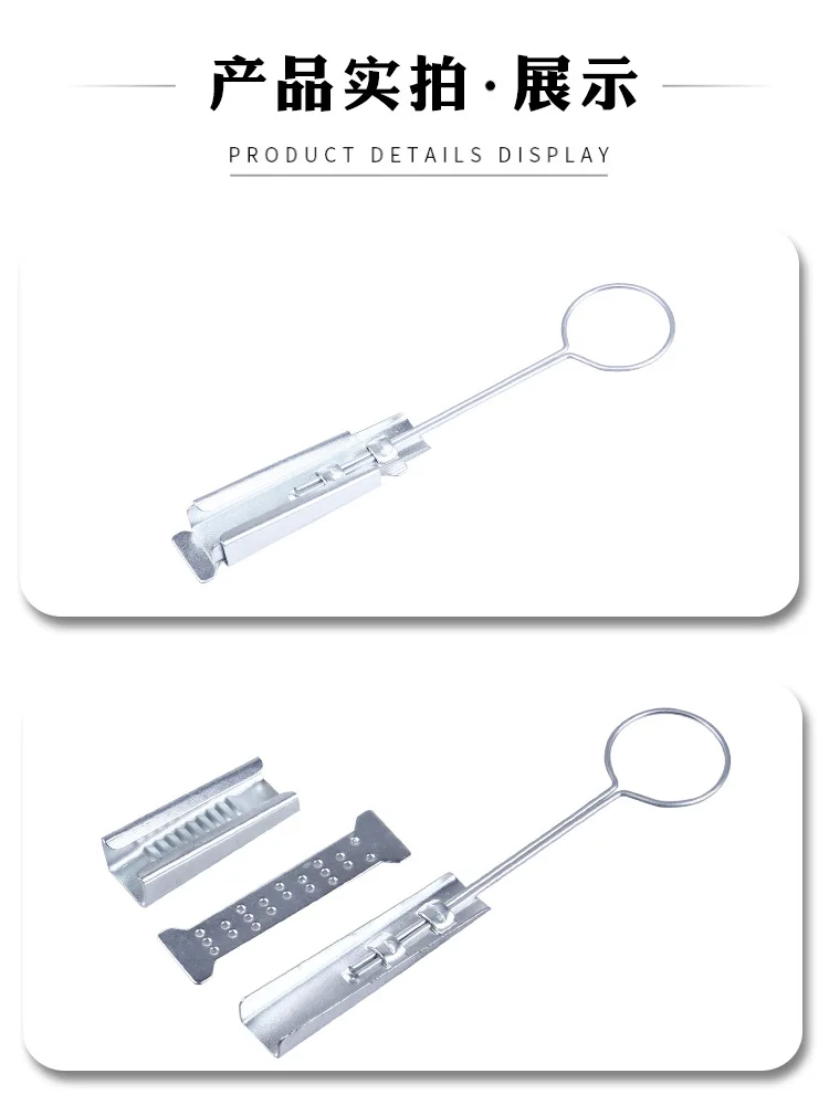 FTTH Accessories Stainless Steel Drop Wire Tension Clamp high quality new design ODWAC-15 Stainless Steel clamp