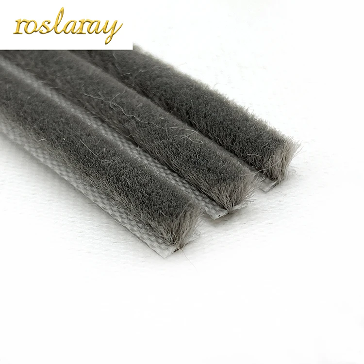 weather stripping seal groove with poly pile threshold sealing strip brush weatherstrip Apposite Windows And Doors