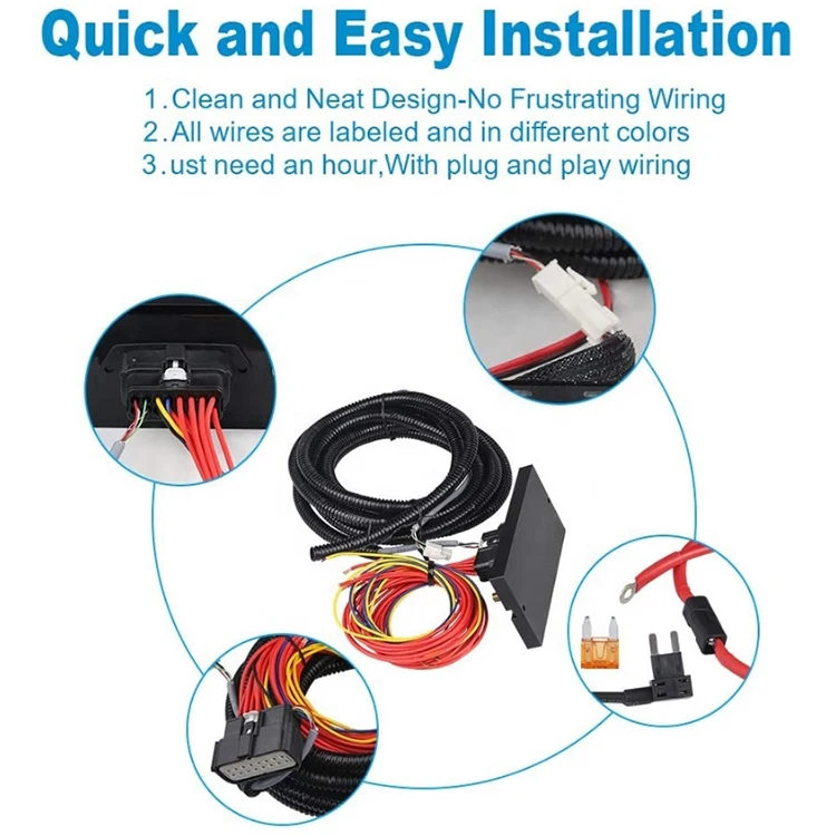 Универсальный светодиодный Rgb-светильник на 8 каналов, 12 В, 24 В, управление через приложение, панель управления, панель переключателя света для внедорожников