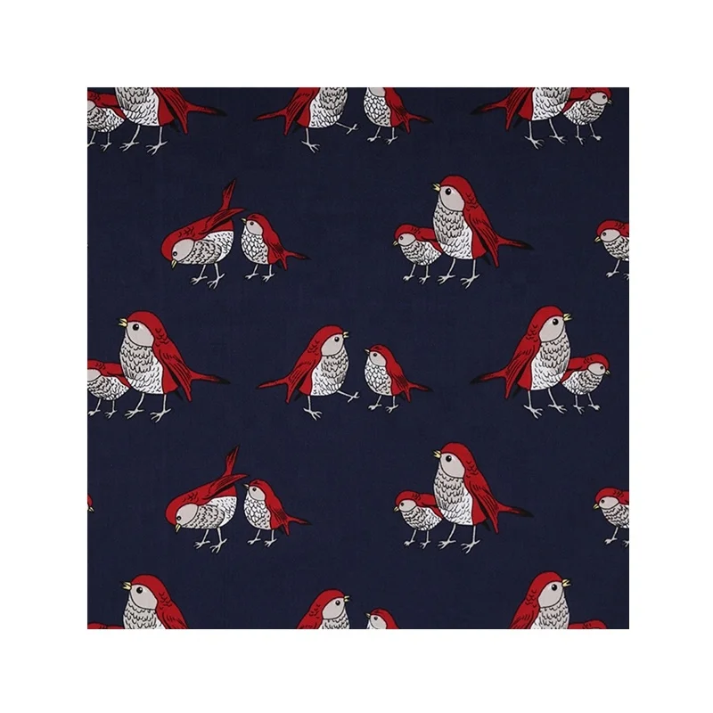
Printing Bedsheet Polyester lovely bird style Woven Textile Fabric 