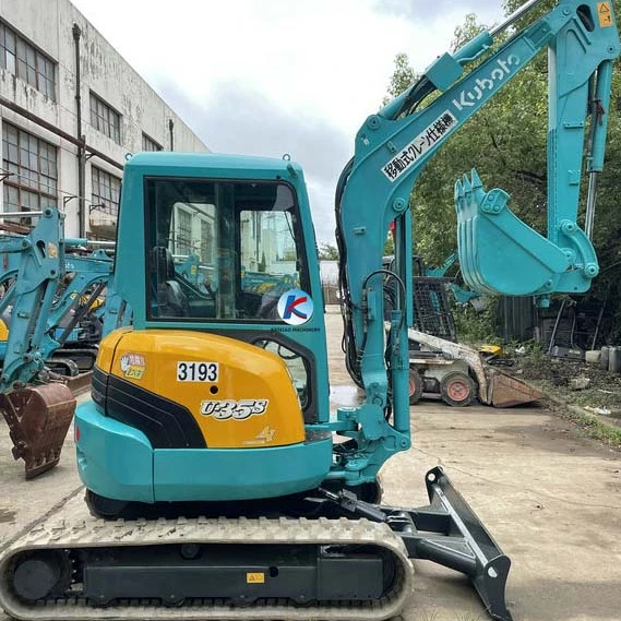 used 3 ton mini  digger machine Kubota U35-3S used excavator