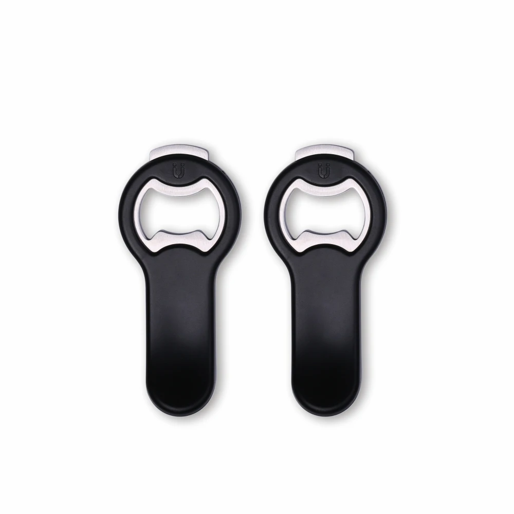 Amazon Best Selling 2 pcs Pop Can Opener Magnetic Cap Catcher Avoid Loss Stick to Refrigerator Bar Bottle Beer Opener