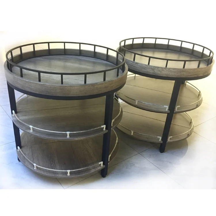 customized Manufacture Supermarkets Promotion Table Stands For Display Metal display rack