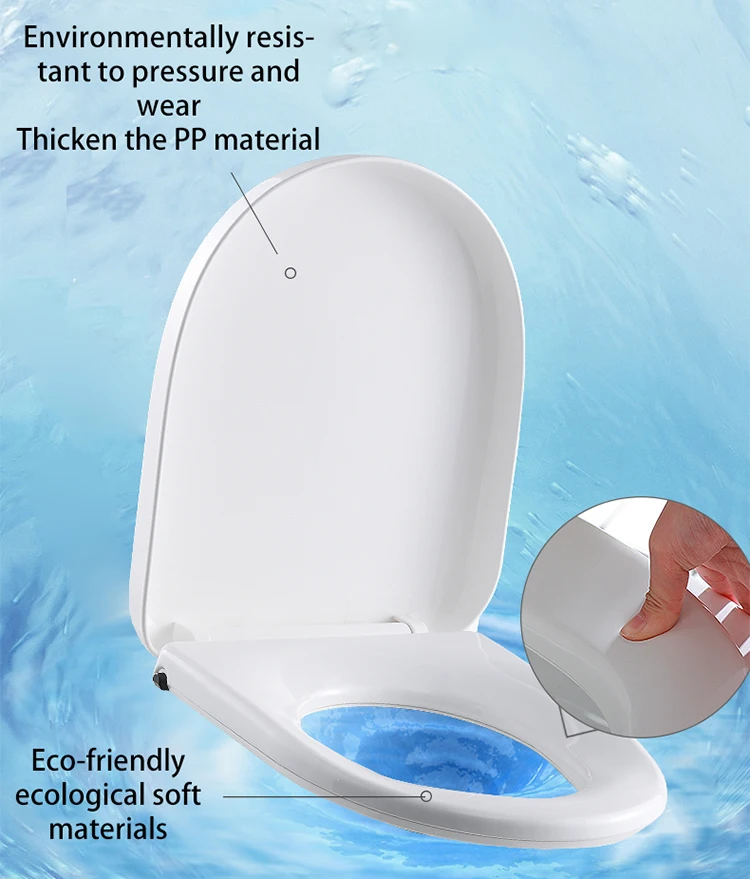 high quality soft memory foam toylet toilet seat with PU cushion d type round for adults