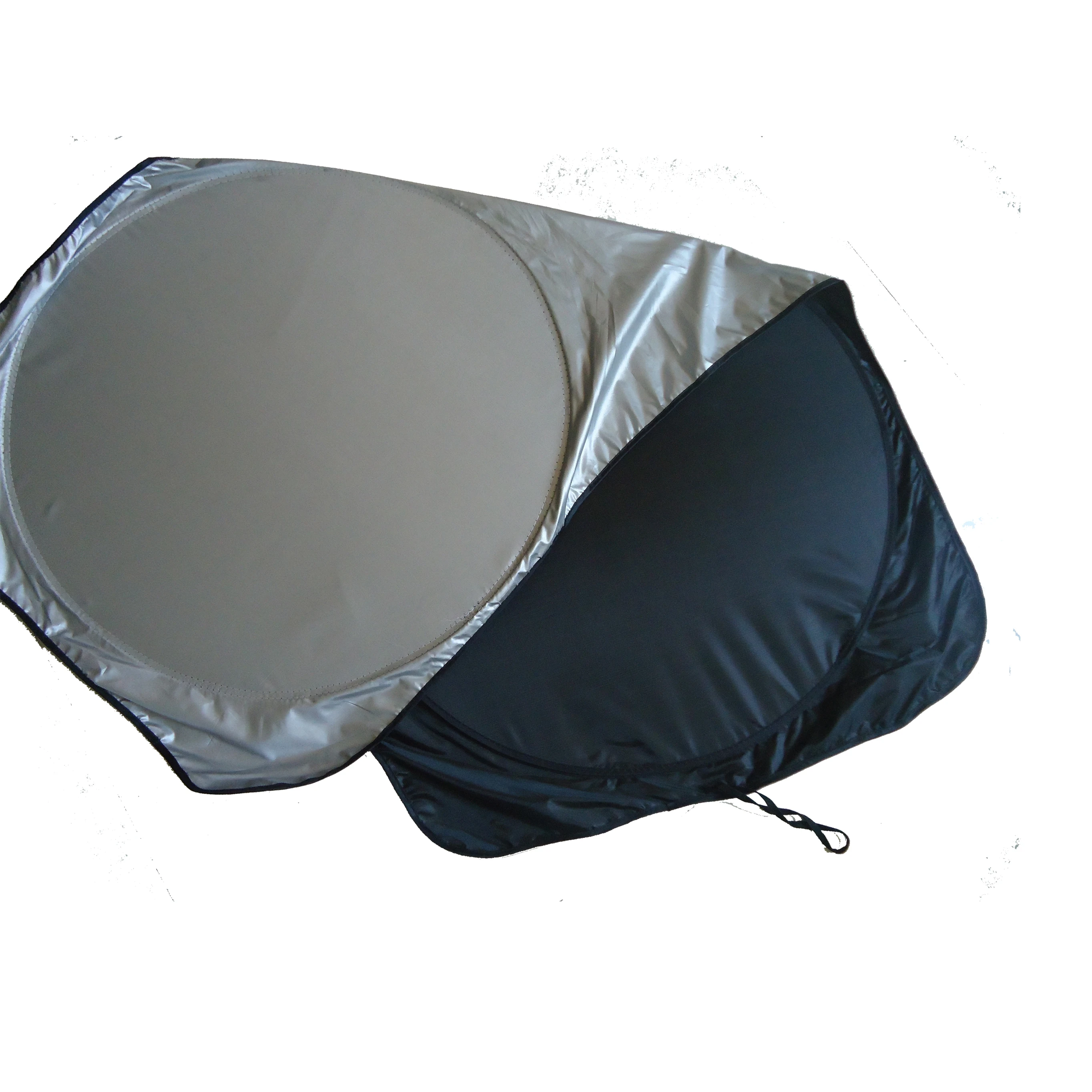 Tyvek material double circle car sunshade high quality car sunshade