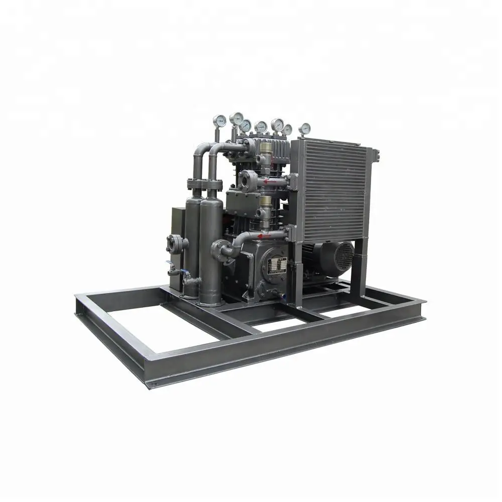 Oil Free Compressor Freon Recovery Semi-hermetic Piston Industrial Compressors for Manufacturing Plant