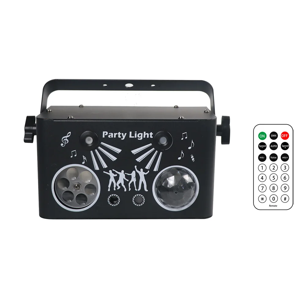 Laser lamp DMX Pattern Projector Party Beam Lights Voice control Lazer Light For Night Club Dance