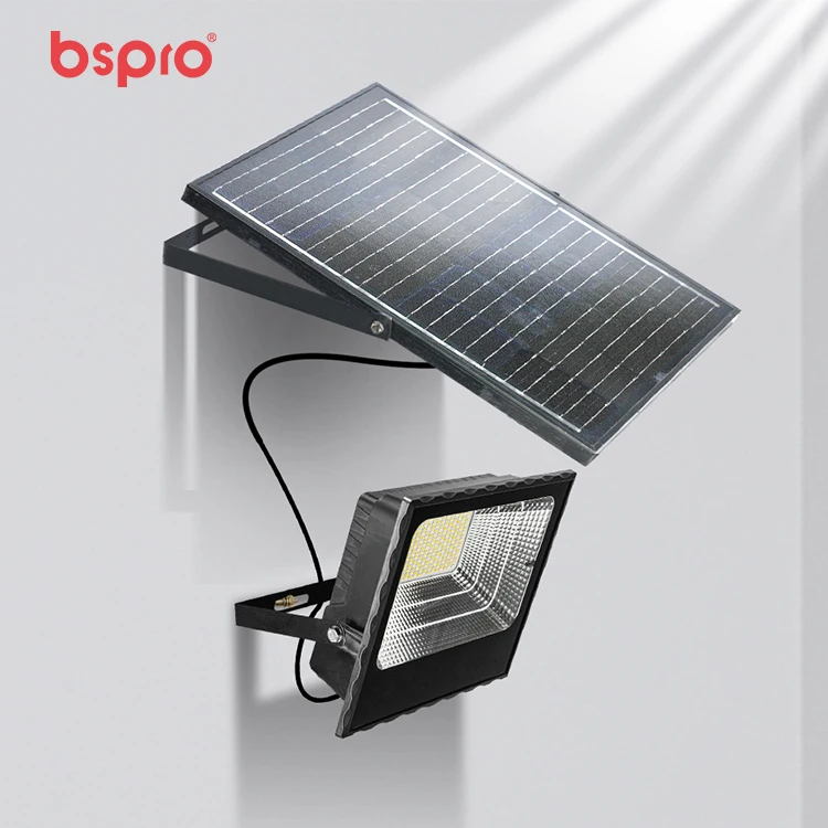 Bspro Garden Lights Led Field Outdoor Lamp Powerful Solar Flood Light 20W