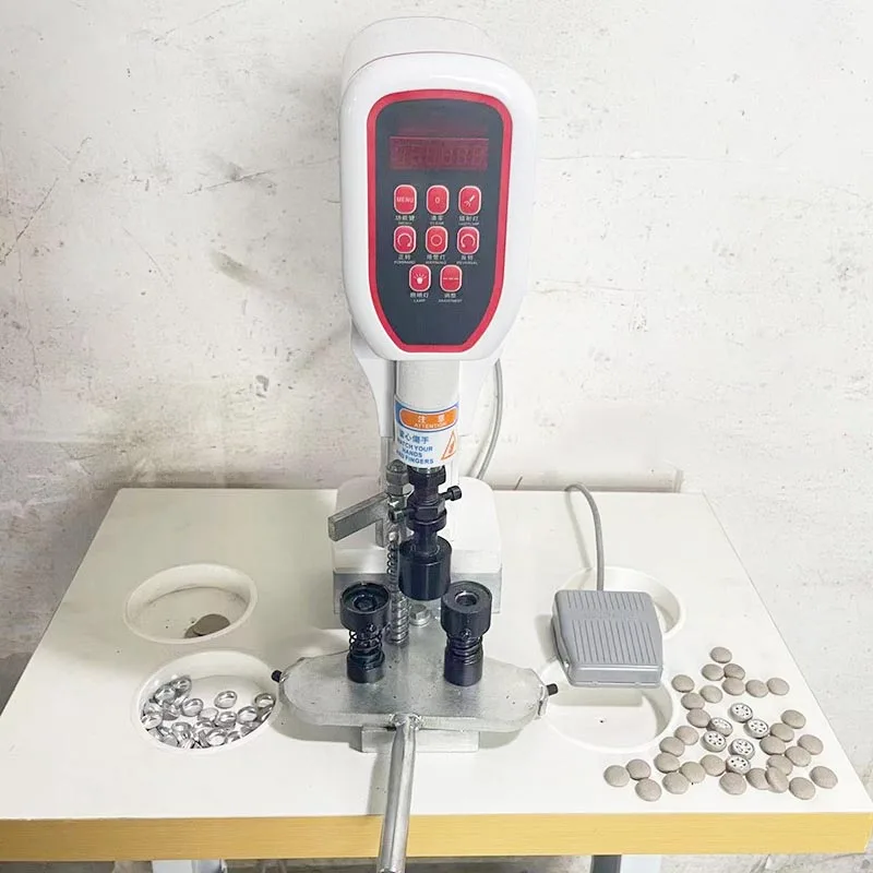 High Quality Manual Hand Press Fabric Button Covered  Machine