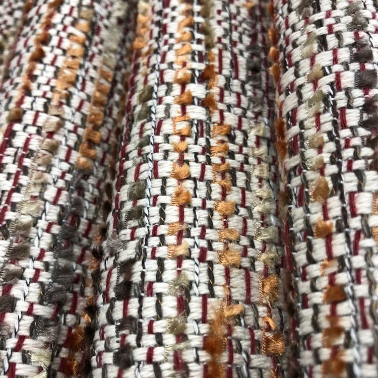 Cotton linen woven lazylife living sofa thick set materials fabric for chair curtain cushion