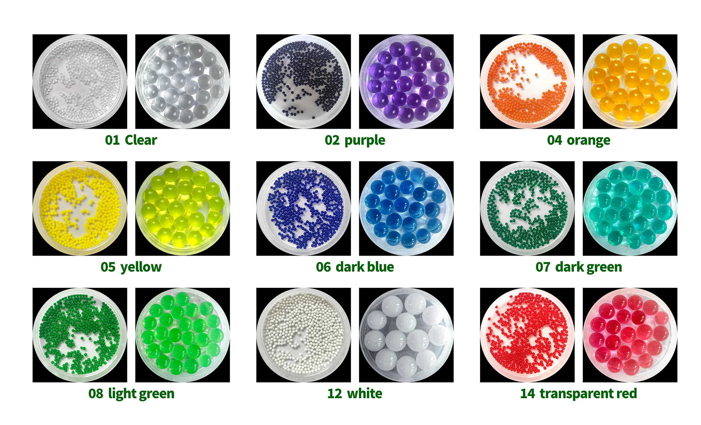 Ammo Water Ball Guns Shooting Team Game Water Beads Bulk 7-8 mm 30000 50000 for Refill Gun