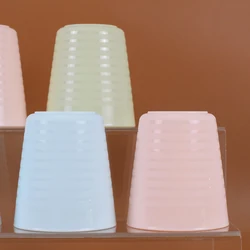 China Shantou factory cheap price PP candy color plastic tumbler custom plastic tumbler cups