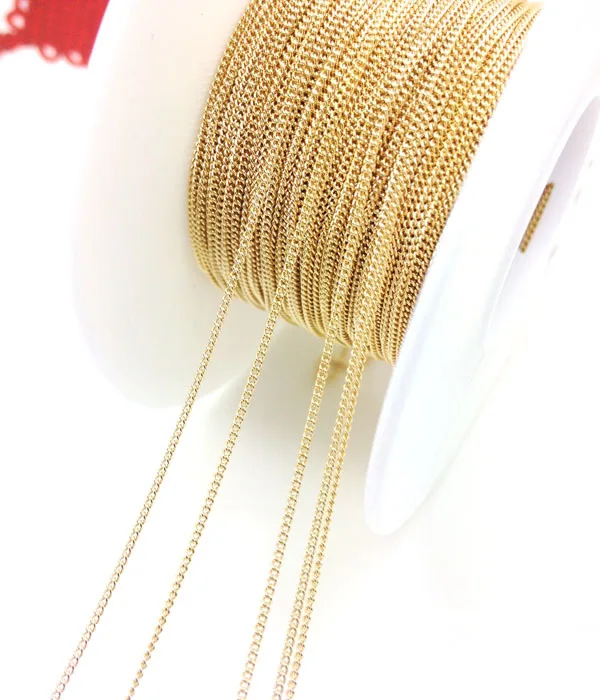
SFC026 High quality 14k gold filled chain for jewelry making 
