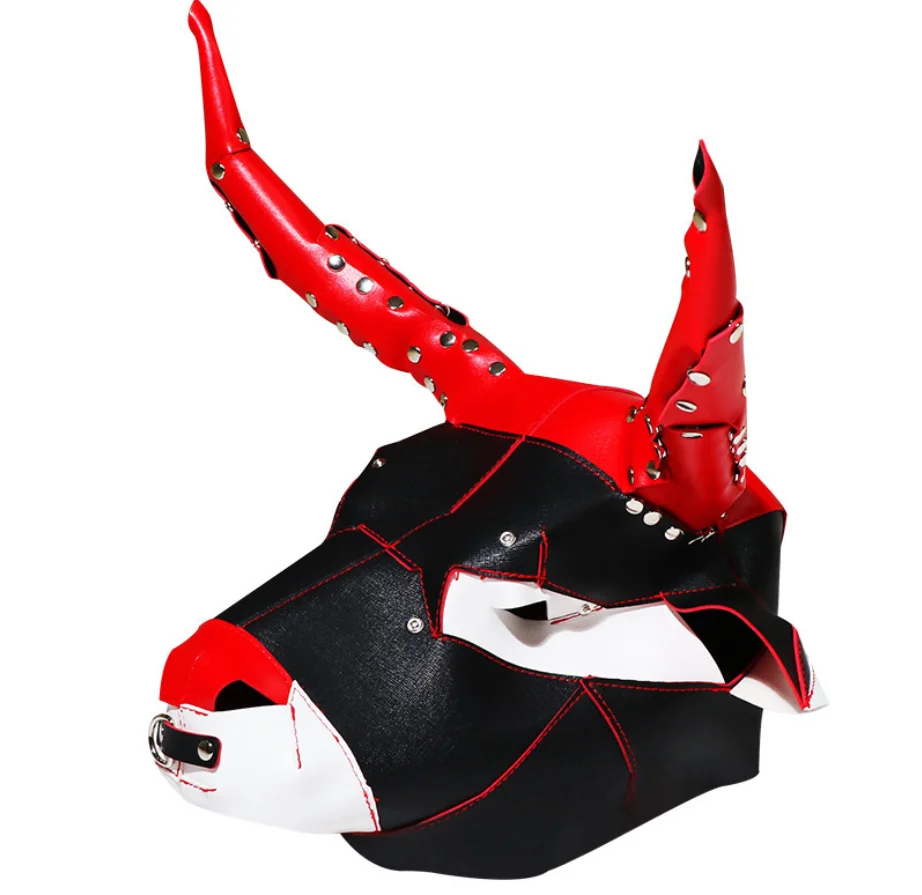 sm bull head mask appealing headgear adult sex products cosplay prom dress up toys
