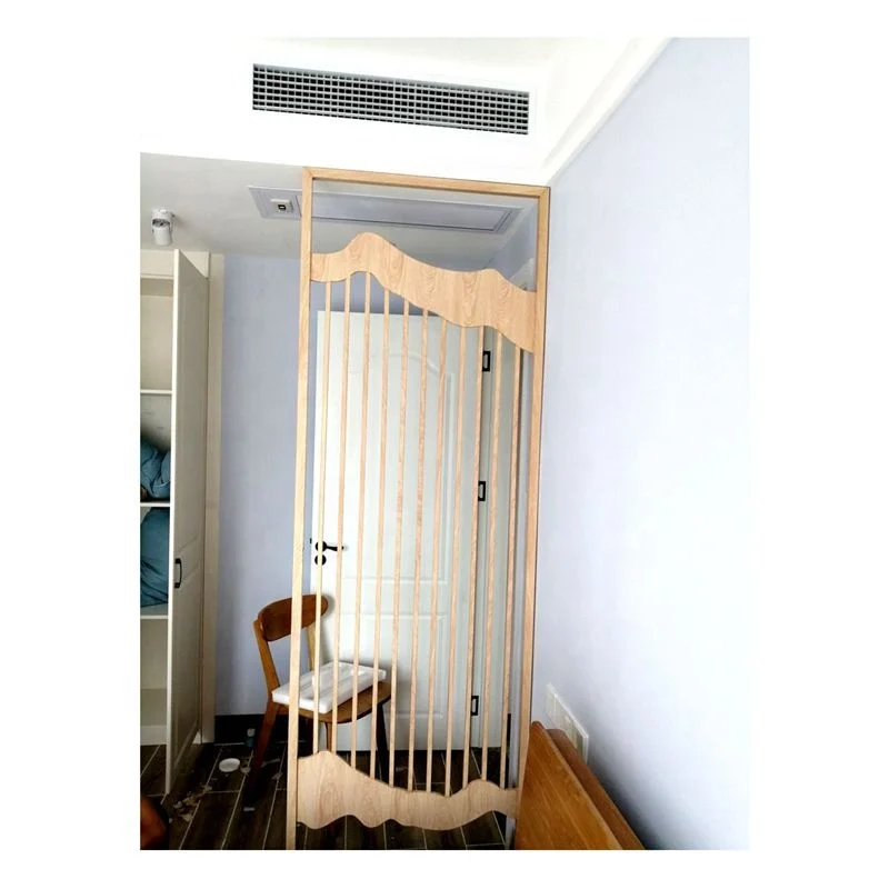
Wooden surface metal Room Divider Laser Cut Metal Screen Separate Partition Wall Case Classic Customized Steel 