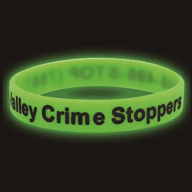 2024 year Promotional glow in dark long time event silicone rubber bracelet fluorescent wristband luminous wrist band