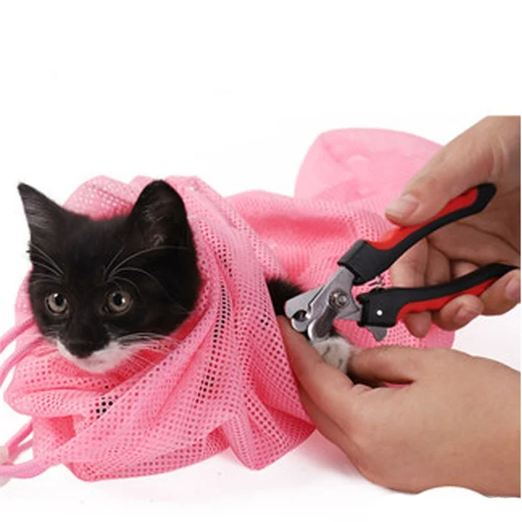Cat Grooming Bath Bags Washing Bags For Pet Bathing Nail Trimming Injecting Anti Scratch Bite Restraint Cat Accessories