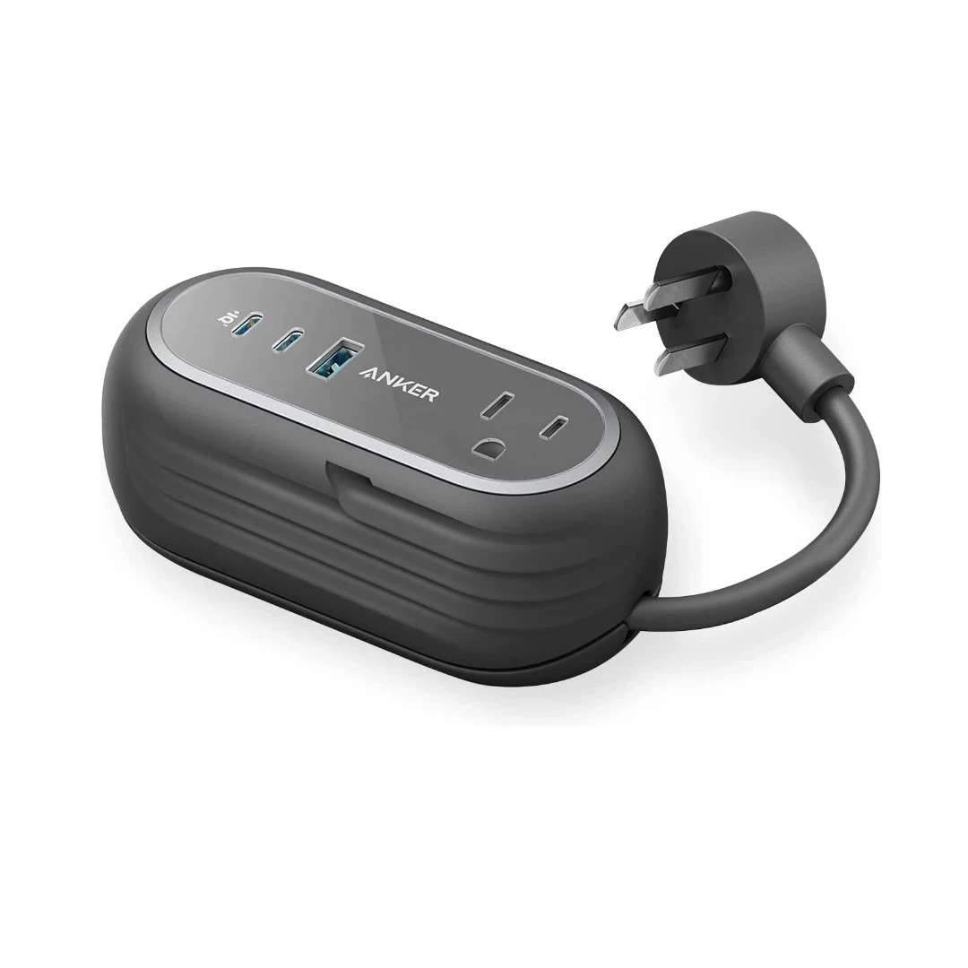 Сетевой удлинитель Anker 615 USB (GaNPrime 65 Вт) для быстрой зарядки телефона