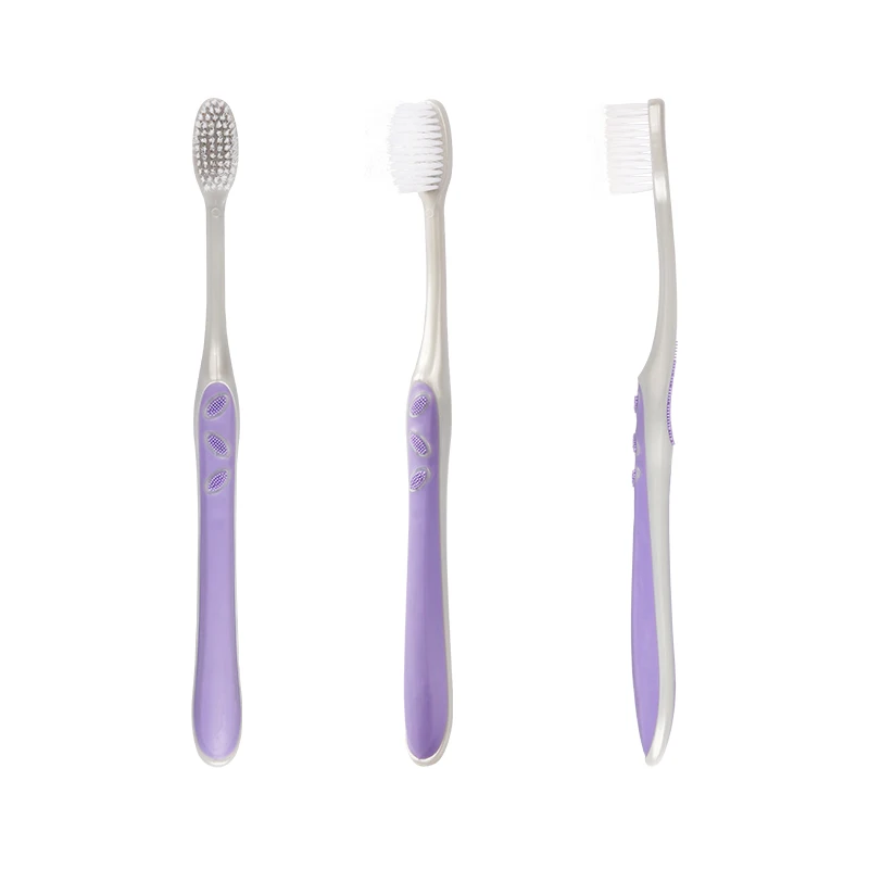 PERFCT Flat Handle Natural ECO Friendly Travel Soft Cepillos De Dientes Tooth Teeth Brush Adult Toothbrush