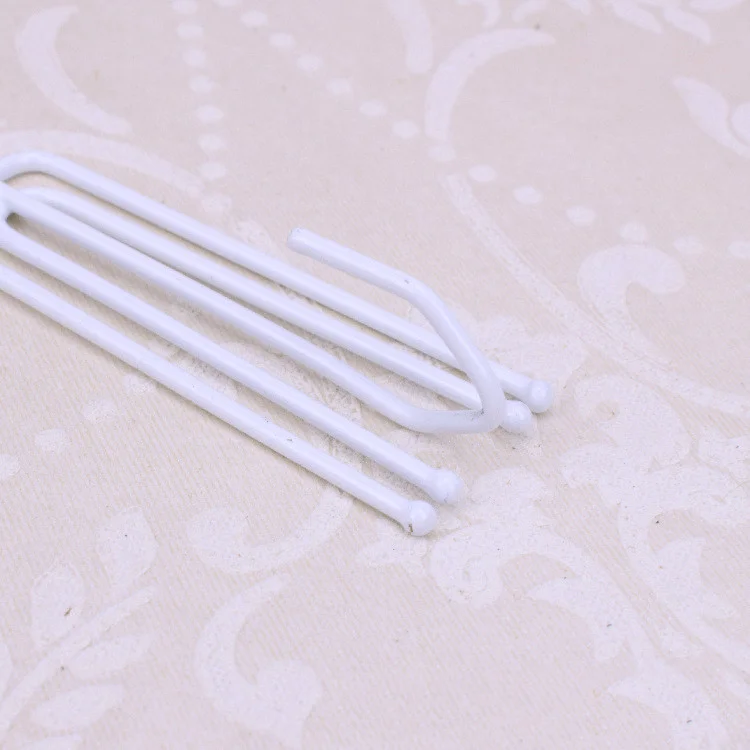 Curtain tape use four-fork hook domestic curtain hook spray paint stainless steel hooks