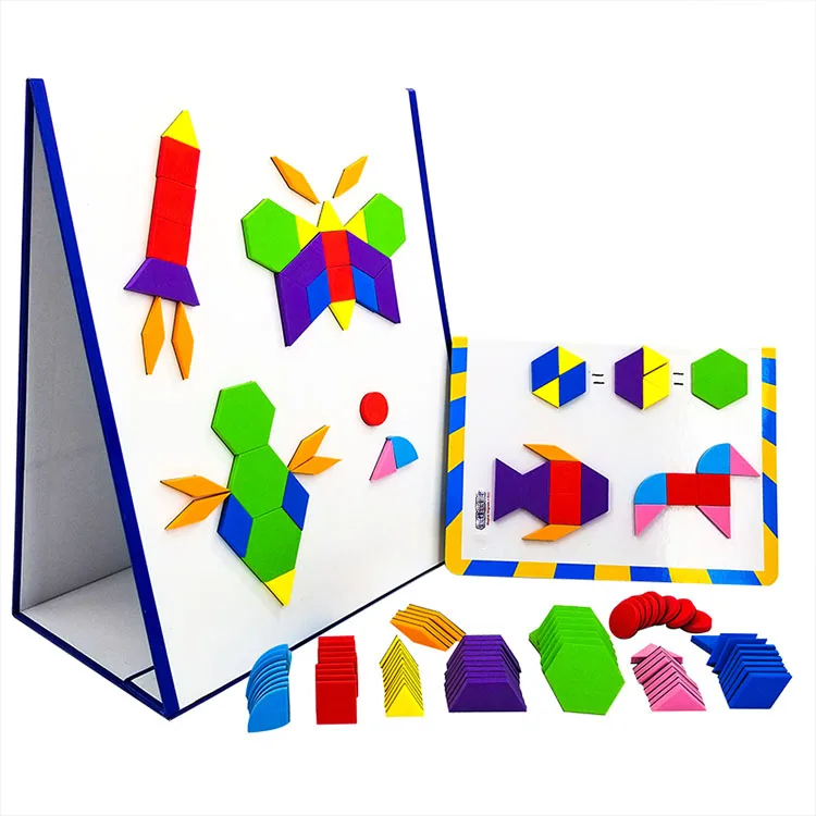 Kids erasable plastic magpad magnetic letter kits education toys with different colors