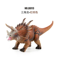 Plastic Dinosaur Model Triceratops Stegosaurus Animal Model Plastic Dinosaur Toy Jurassic Dinosaur Model